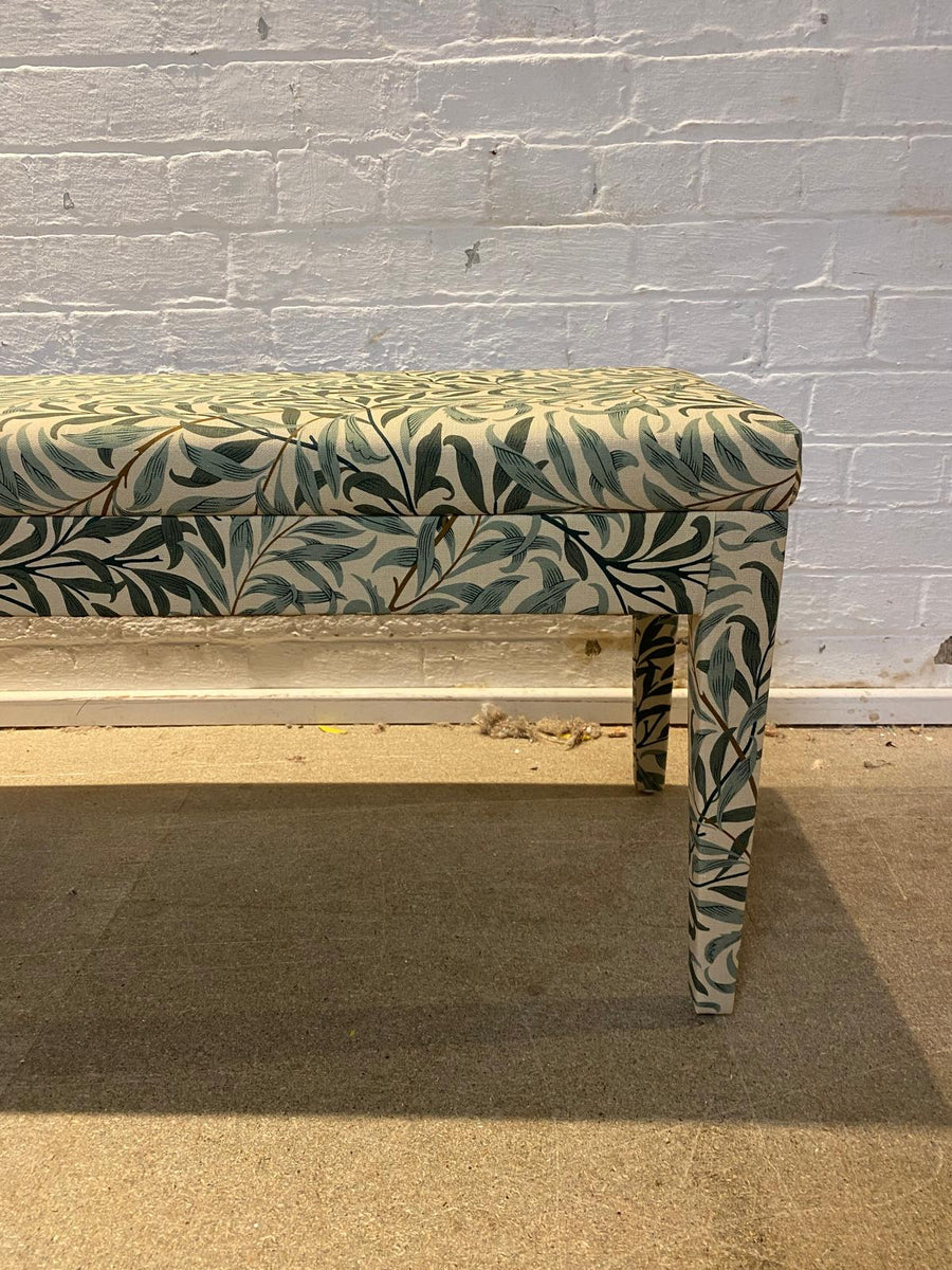 Aria bench in Morris & Co Willow Boughs
