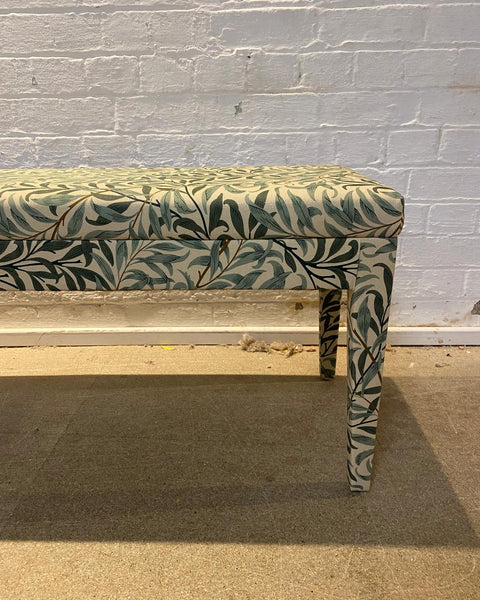 Aria bench in Morris & Co Willow Boughs