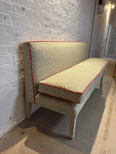 Linwood Wiggle, Lucy Banquette 200cm with red piping