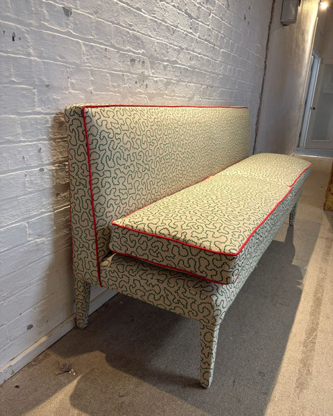 Linwood Wiggle, Lucy Banquette 200cm with red piping