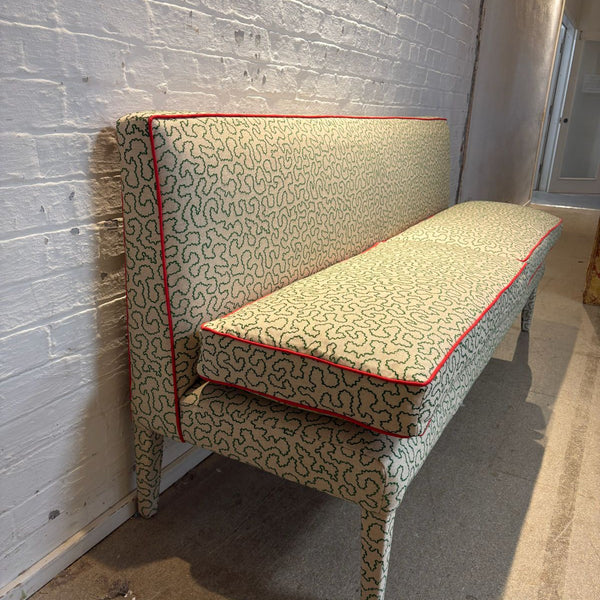 Linwood Wiggle, Lucy Banquette 200cm with red piping
