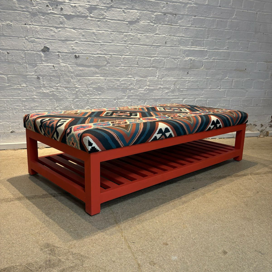 Morris & Co/ Farrow and ball, Florence slatted ottoman