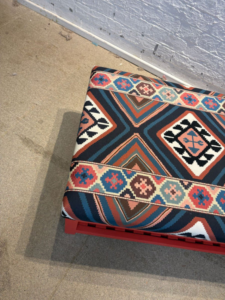 Morris & Co/ Farrow and ball, Florence slatted ottoman