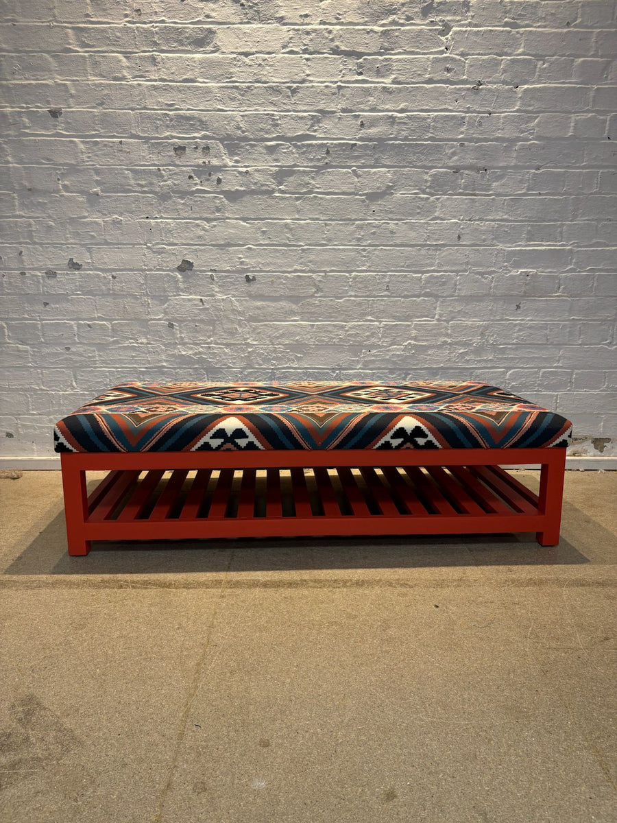 Morris & Co/ Farrow and ball, Florence slatted ottoman