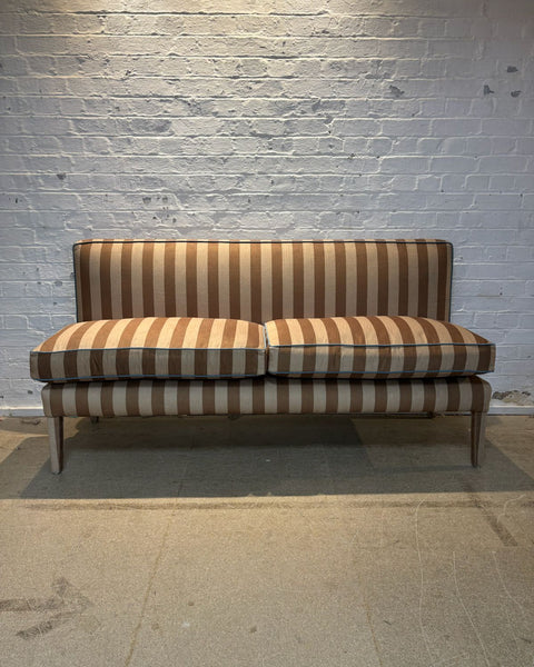 Colours of Arley, Lucy Banquette 180cm with denim piping