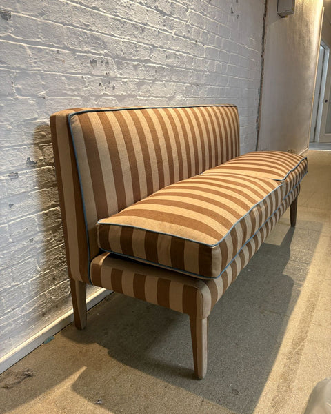 Colours of Arley, Lucy Banquette 180cm with denim piping