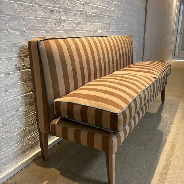 Colours of Arley, Lucy Banquette 180cm with denim piping