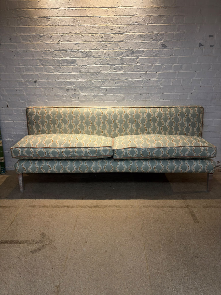 220cm Emily banquette in Linwood, Helter Skelter