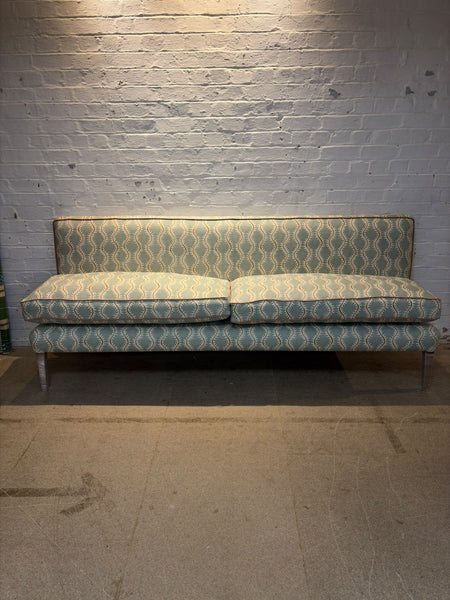 220cm Emily banquette in Linwood, Helter Skelter