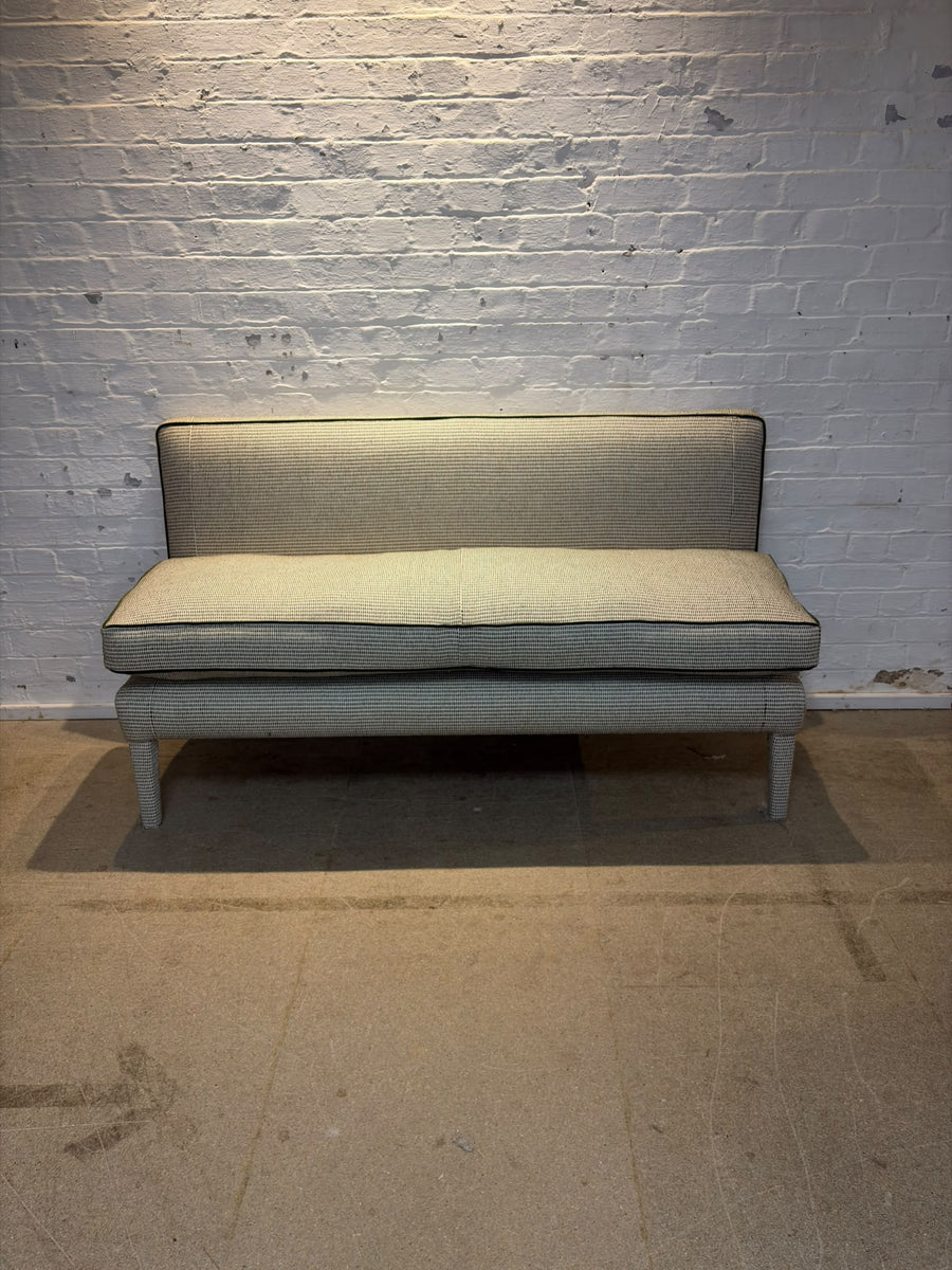 160cm Lucy banquette in cloth shop paradise outdoor green