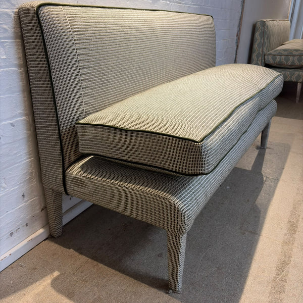 160cm Lucy banquette in cloth shop paradise outdoor green