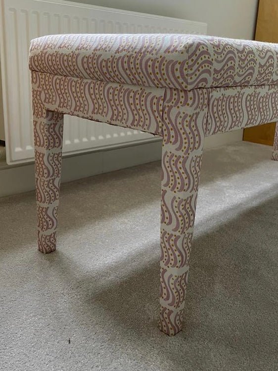 Aria Bench in Your Choice of Fabric - The House Upstairs