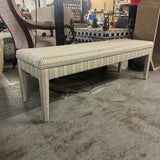 Aria Bench in Your Choice of Fabric - The House Upstairs