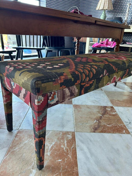 Aria Bench in Your Choice of Fabric - The House Upstairs