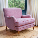 Bespoke All Natural Christine Armchair in Any Fabric - The House Upstairs