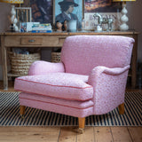 Bespoke All Natural Christine Armchair in Any Fabric - The House Upstairs