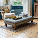 Bespoke Bryher Ottoman Footstool In Any Fabric - The House Upstairs