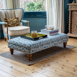 Bespoke Bryher Ottoman Footstool In Any Fabric - The House Upstairs