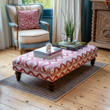 Bespoke Bryher Ottoman Footstool In Any Fabric - The House Upstairs