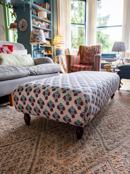 Bespoke Emelia Ottoman Footstool - The House Upstairs