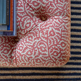 Bespoke Katy Buttoned Ottoman Footstool In Any Fabric - The House Upstairs