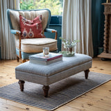 Bespoke Mini Madeleine Ottoman For Small Spaces - The House Upstairs