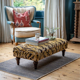 Bespoke Mini Madeleine Ottoman For Small Spaces - The House Upstairs