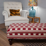 Bespoke Mini Madeleine Ottoman For Small Spaces - The House Upstairs