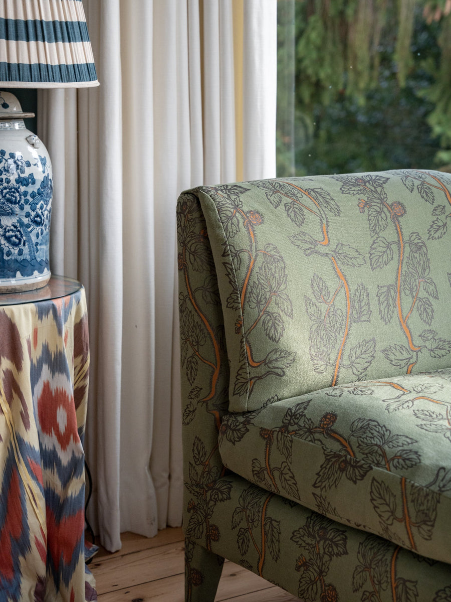 Bespoke Nikki Slipper Chair In Your Choice of Fabric - The House Upstairs