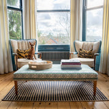 Bespoke Rachel Ottoman In Any Fabric - The House Upstairs