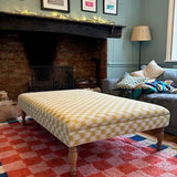 Bespoke XL Bryher Ottoman In Any Fabric - The House Upstairs