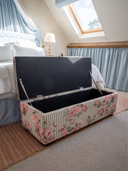 Bespoke Zoey End of Bed Storage Ottoman - The House Upstairs