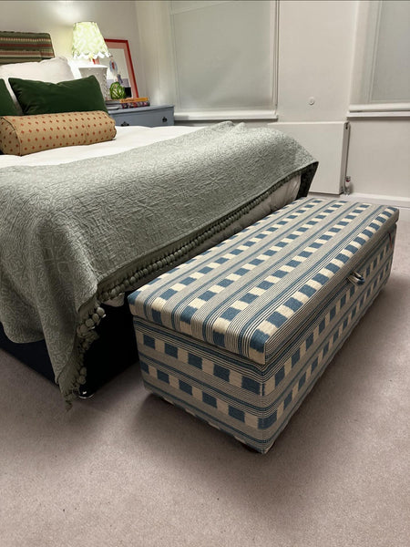 Bespoke Zoey End of Bed Storage Ottoman - The House Upstairs