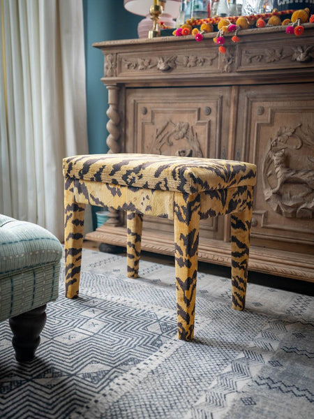 Betty Stool In Any Fabric - The House Upstairs