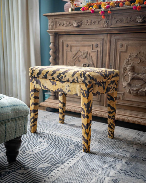 Betty Stool In Any Fabric - The House Upstairs