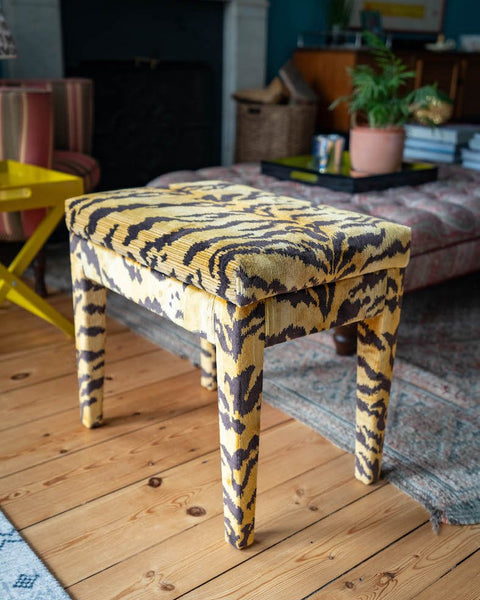 Betty Stool In Any Fabric - The House Upstairs