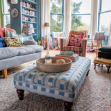 Bryher Classic Ottoman In Any Christopher Farr Lost & Found Colour - The House Upstairs