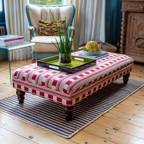 Bryher Classic Ottoman In Any Christopher Farr Lost & Found Colour - The House Upstairs