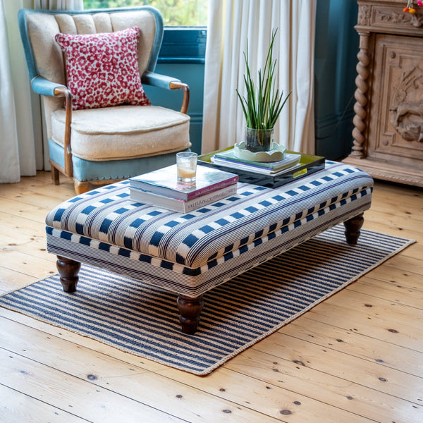 Bryher Classic Ottoman In Any Christopher Farr Lost & Found Colour - The House Upstairs