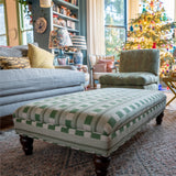 Bryher Classic Ottoman In Any Christopher Farr Lost & Found Colour - The House Upstairs