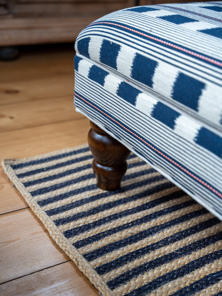 Bryher Classic Ottoman In Any Christopher Farr Lost & Found Colour - The House Upstairs