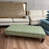 Bryher Classic Ottoman in Any Sibyl Colefax Squiggle Colourway - The House Upstairs