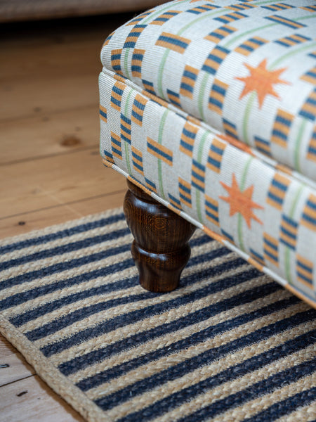 Classic Bryher Ottoman Footstool In Studio Ashby Afua - The House Upstairs