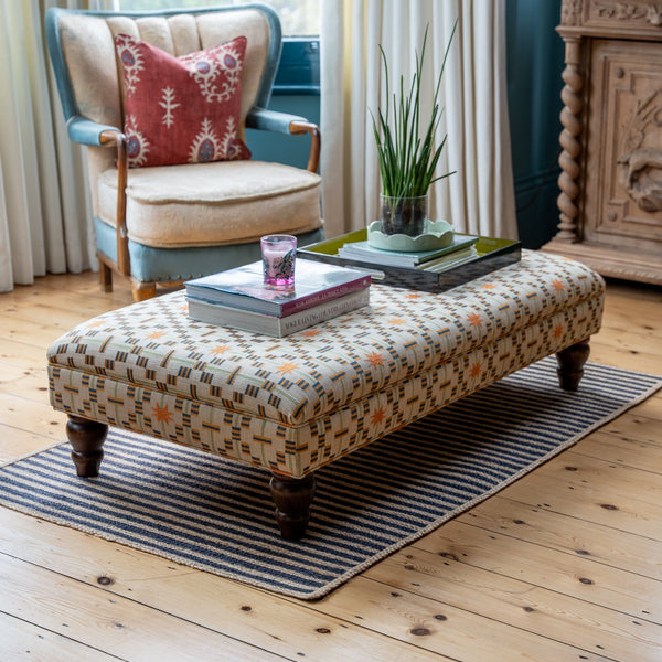 Classic Bryher Ottoman Footstool In Studio Ashby Afua - The House Upstairs