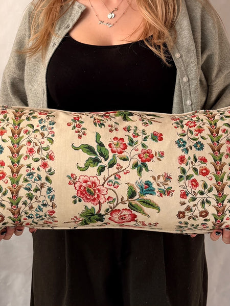 Sanderson Rose Pergola x2 Mini Bolster cushions 60 x 30 cm