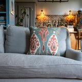 GPJ Baker Ikat Cushion - The House Upstairs