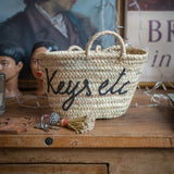 Handmade & Hand Embroidered Keys Basket - The House Upstairs