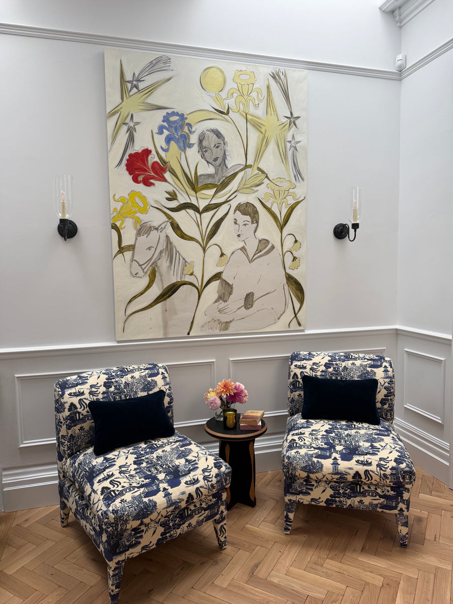 Bespoke Nikki Slipper Chair In Your Choice of Fabric
