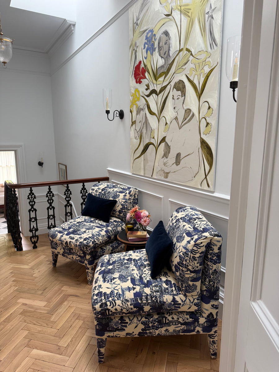 Bespoke Nikki Slipper Chair In Your Choice of Fabric