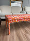 Aria custom fabric end of bed bench in Fathom Hot Pink